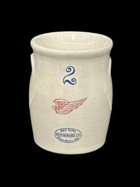 Vintage Red Wing Pottery Stoneware #2 Butter Churn Design Wax Warmer